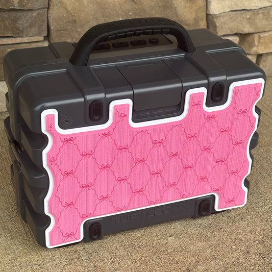 "Laced Bows" - Custom Speaker Shell for Turtlebox or Ecoxgear Defender