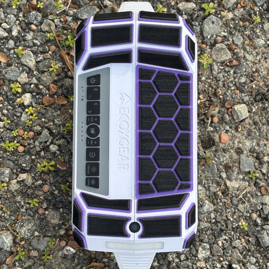 "Hexagons" - Custom EVA Foam Routed Speaker Shell for Ecoxgear Defender