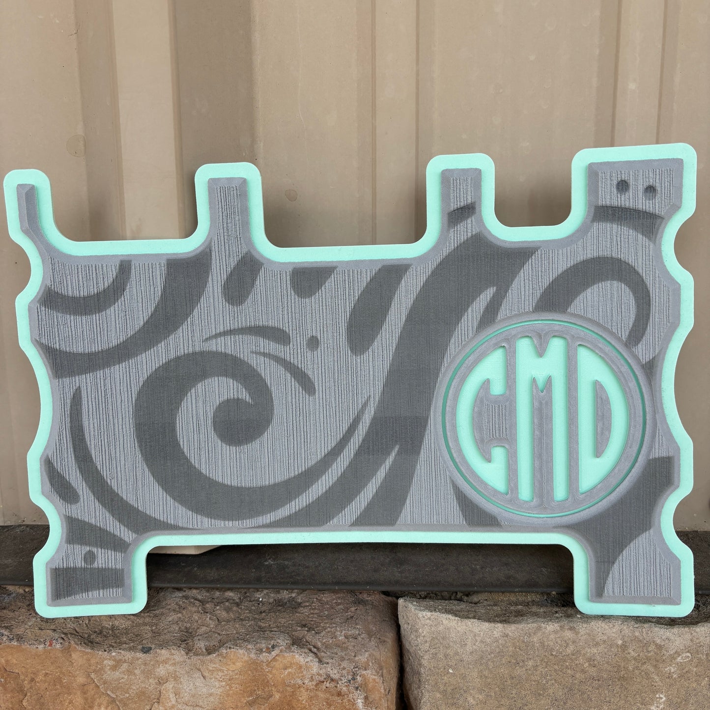 "MONOGRAM" - Custom Speaker Shell for Turtlebox or Ecoxgear Defender