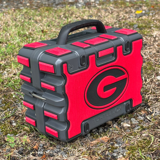 "UNIVERISTY OF GEORGIA" - Custom Speaker Shell for TURTLEBOX or ECOXGEAR Speakers