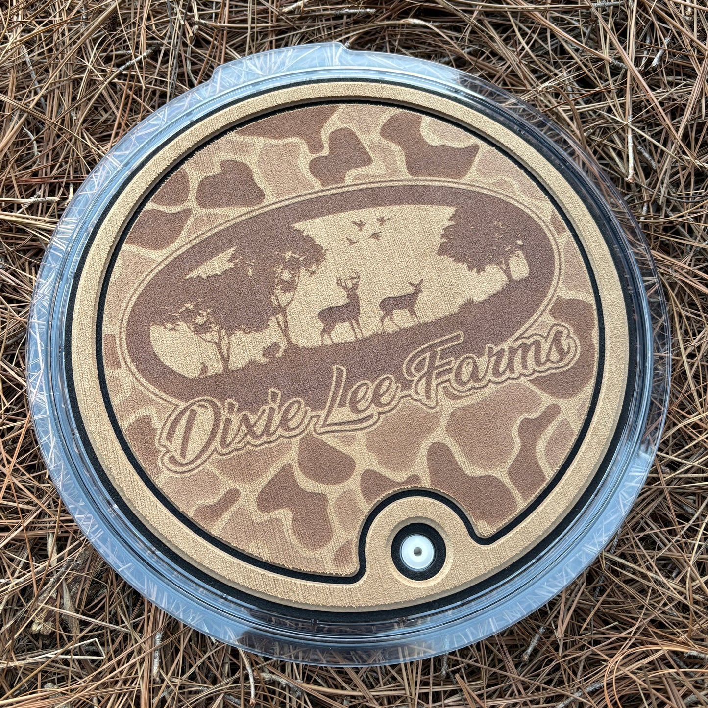 "Jett's Camo" - Custom YETI® Loadout Bucket Lid Foam Topper