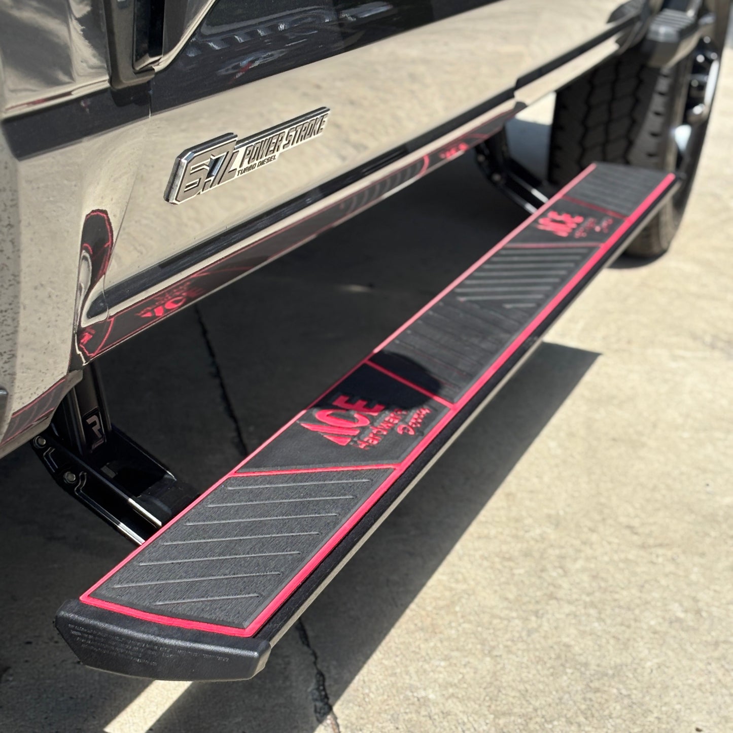 "Diagonal Lines" - Custom Power Step EVA Foam for YOUR VEHICLE