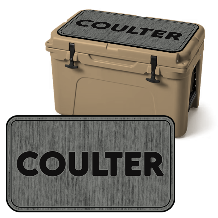 "Nombre" - Custom Cooler Topper with YOUR NAME