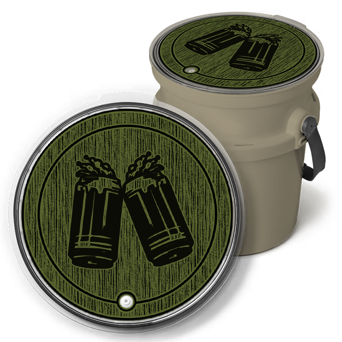 "Clink" - Custom YETI® Loadout Bucket Lid EVA Foam Topper