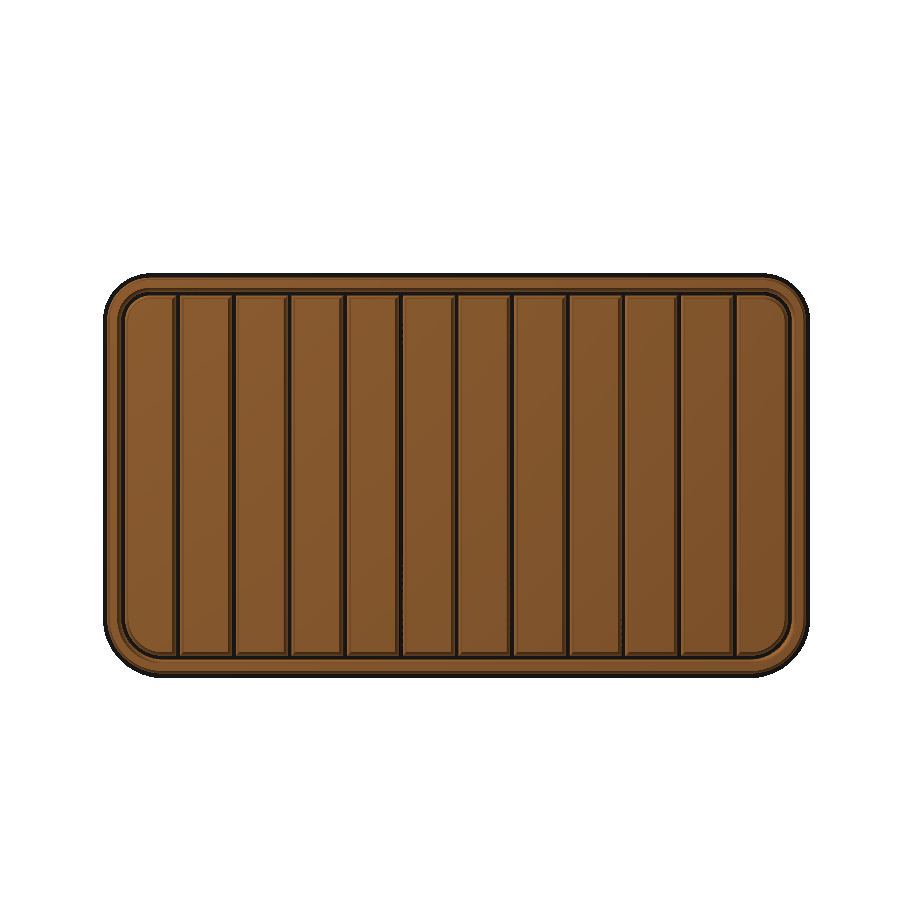 "Lines" - EVA Foam Cooler Topper