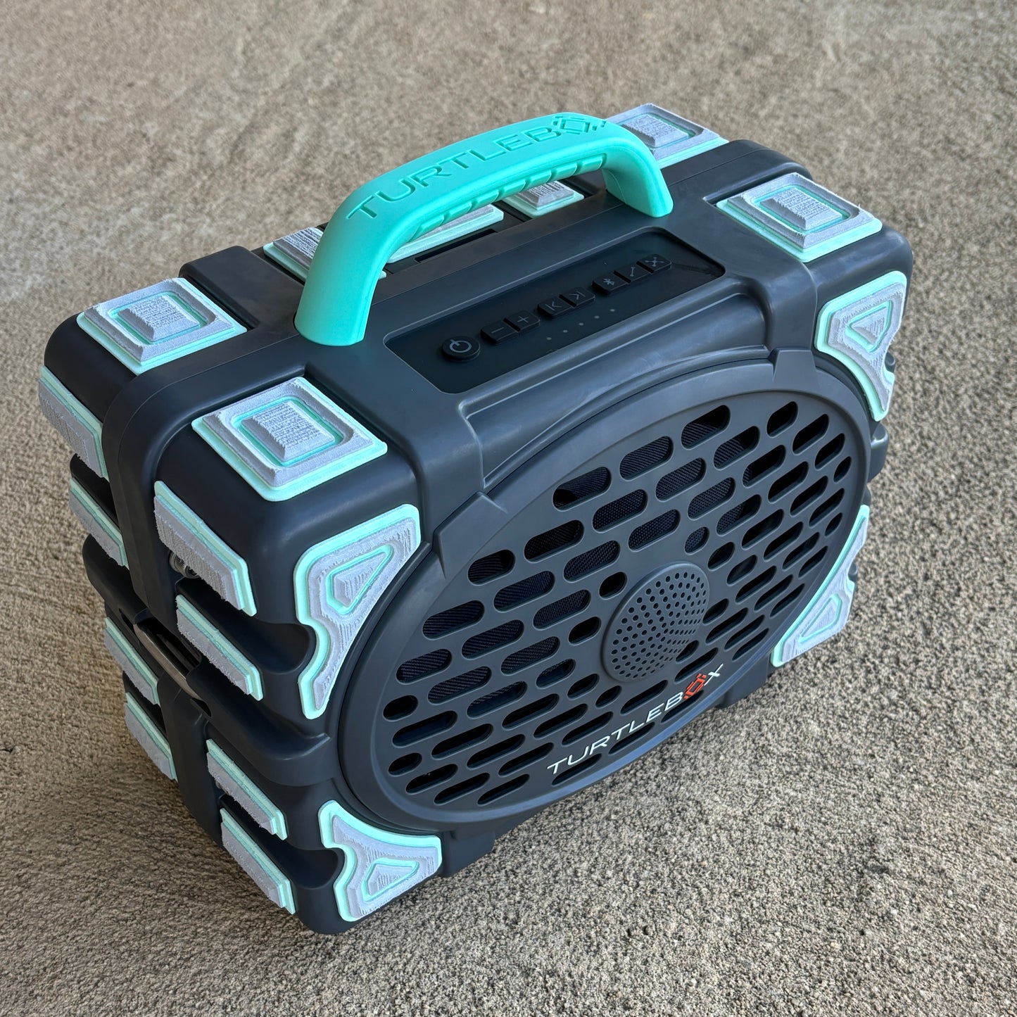 The Seafoam Savannah Bundle | Turtlebox Gen 3 + Custom Shell