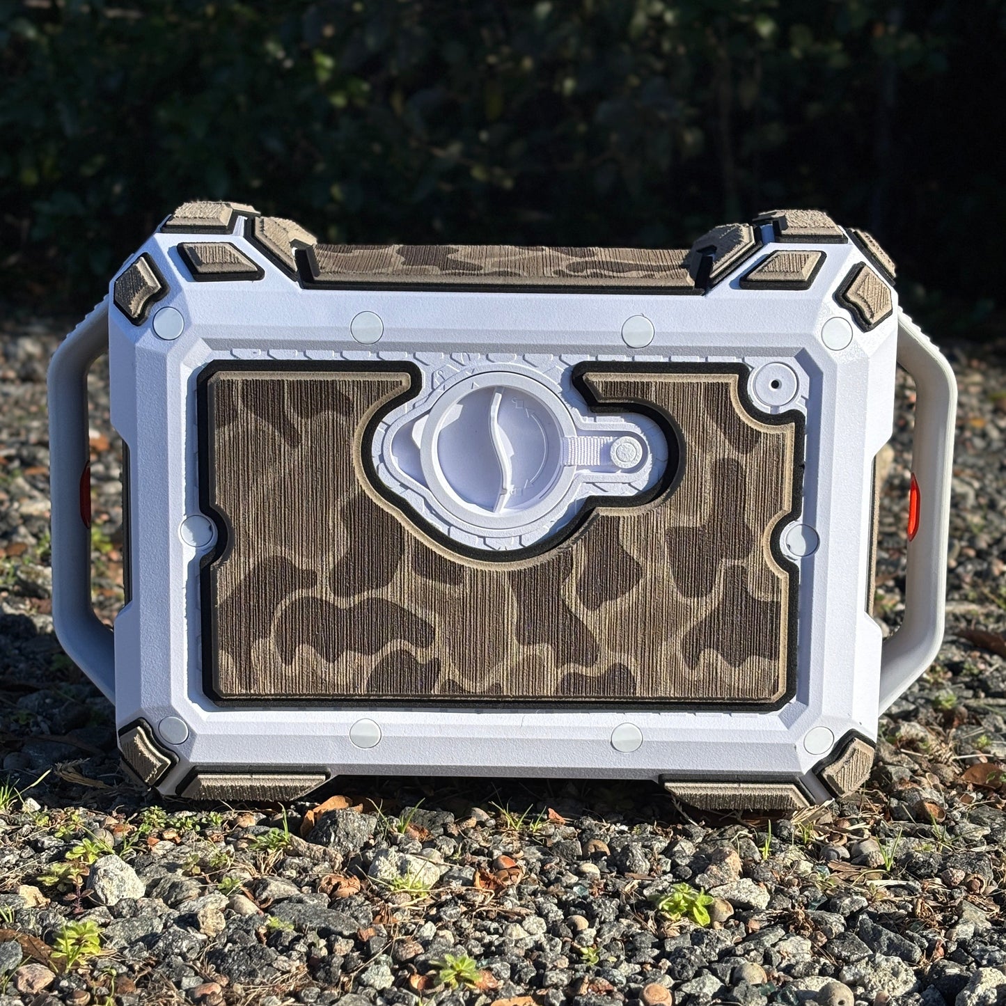 "Jett's Camo" - Custom EVA Foam Routed Speaker Shell for Ecoxgear Defender
