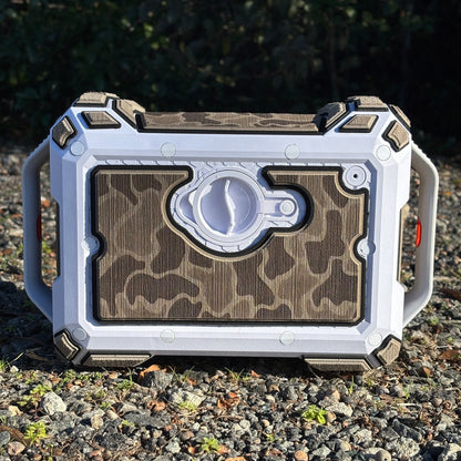 "Jett's Camo" - Custom EVA Foam Routed Speaker Shell for Ecoxgear Defender