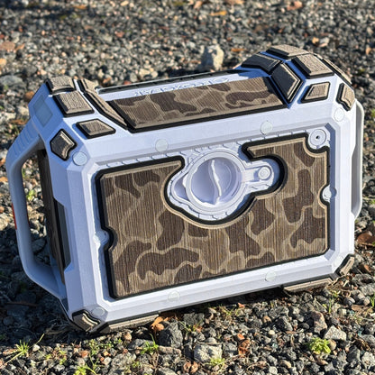 "Jett's Camo" - Custom EVA Foam Routed Speaker Shell for Ecoxgear Defender