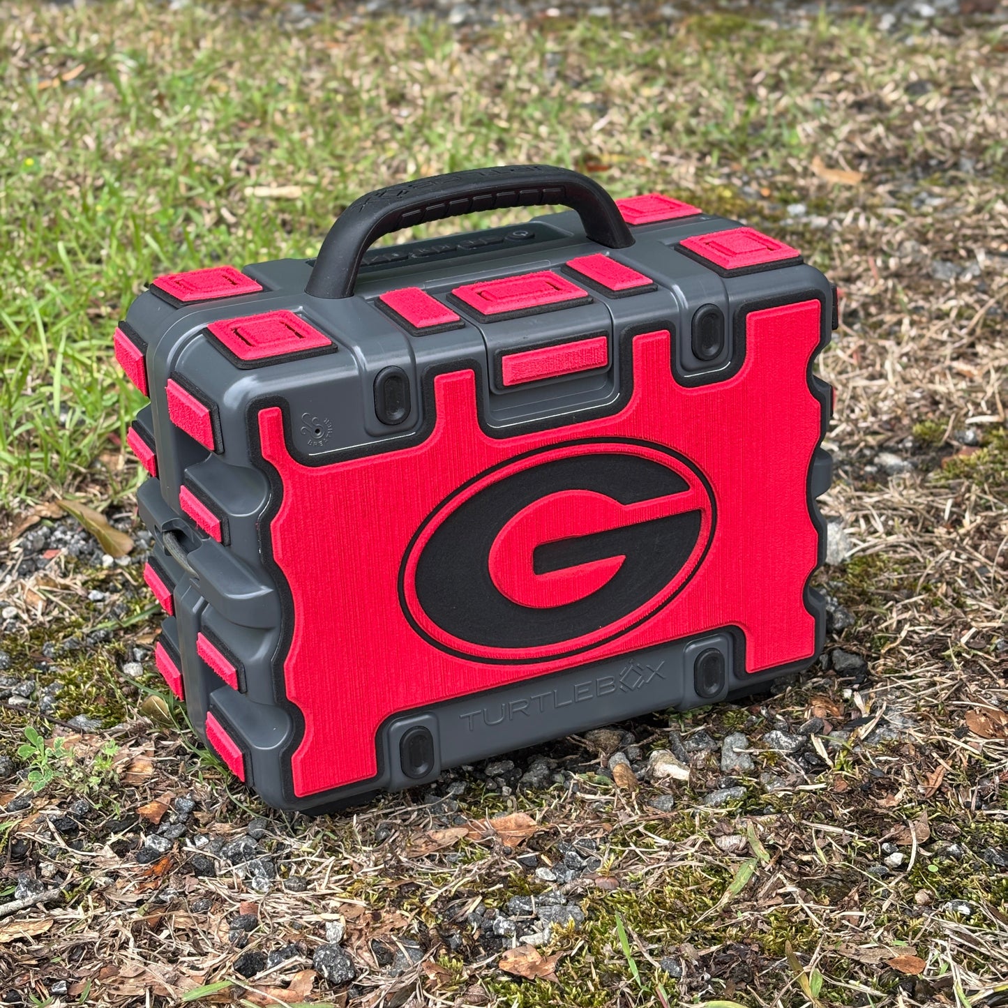 "UNIVERISTY OF GEORGIA" - Custom Speaker Shell for TURTLEBOX or ECOXGEAR Speakers