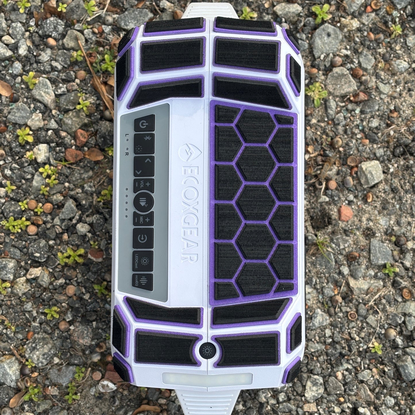 "Hexagons" - Custom EVA Foam Routed Speaker Shell for Ecoxgear Defender