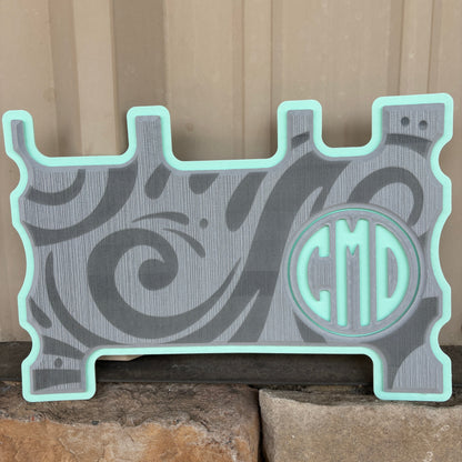"MONOGRAM" - Custom Speaker Shell for Turtlebox or Ecoxgear Defender