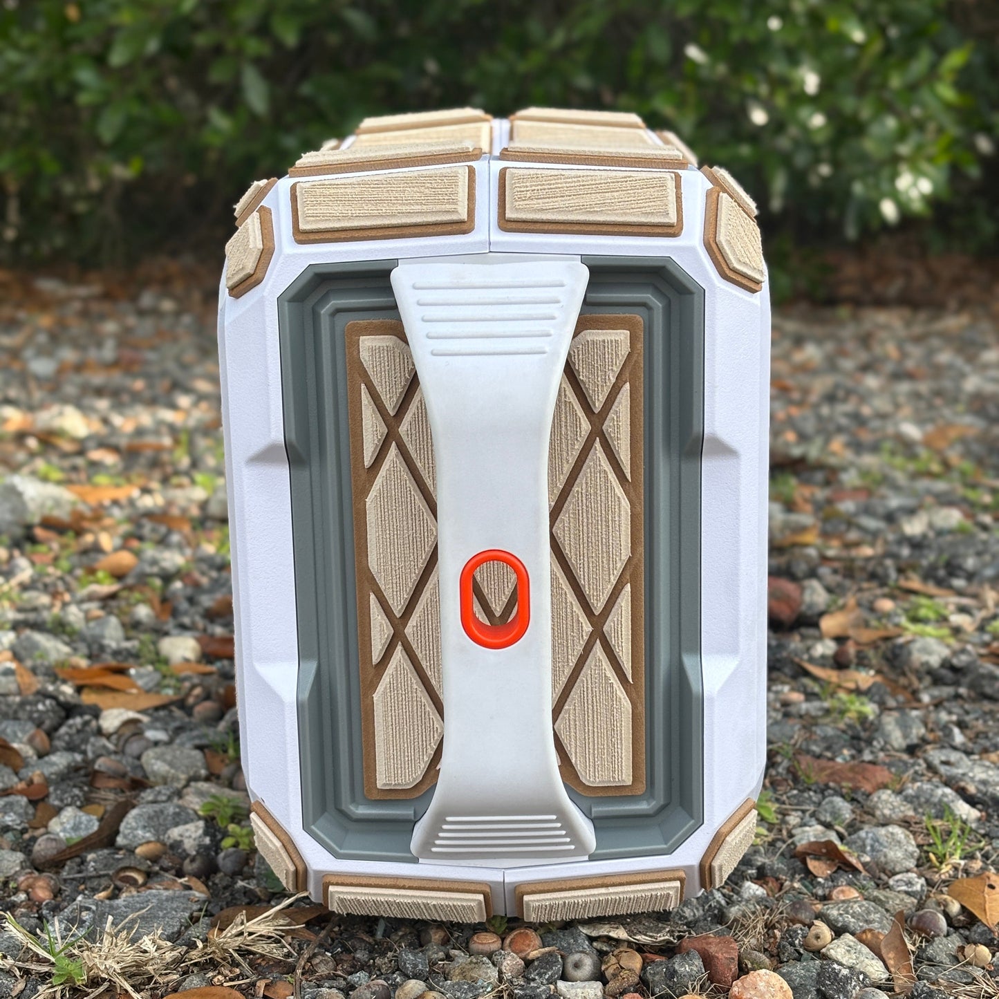 "Diamonds" - Custom EVA Foam Routed Speaker Shell for Ecoxgear Defender