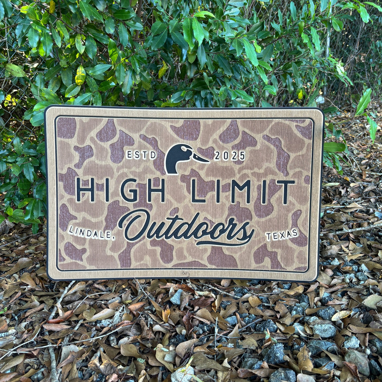 "JETT'S CAMO" - Custom Cooler Topper with YOUR NAME OR LOGO