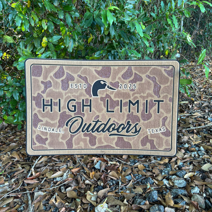 "JETT'S CAMO" - Custom Cooler Topper with YOUR NAME OR LOGO