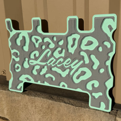 "Cheetah Print" - Custom Speaker Shell for Turtlebox or Ecoxgear Defender