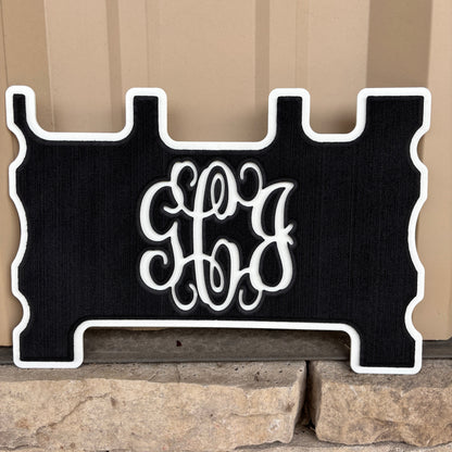 "MONOGRAM" - Custom Speaker Shell for Turtlebox or Ecoxgear Defender