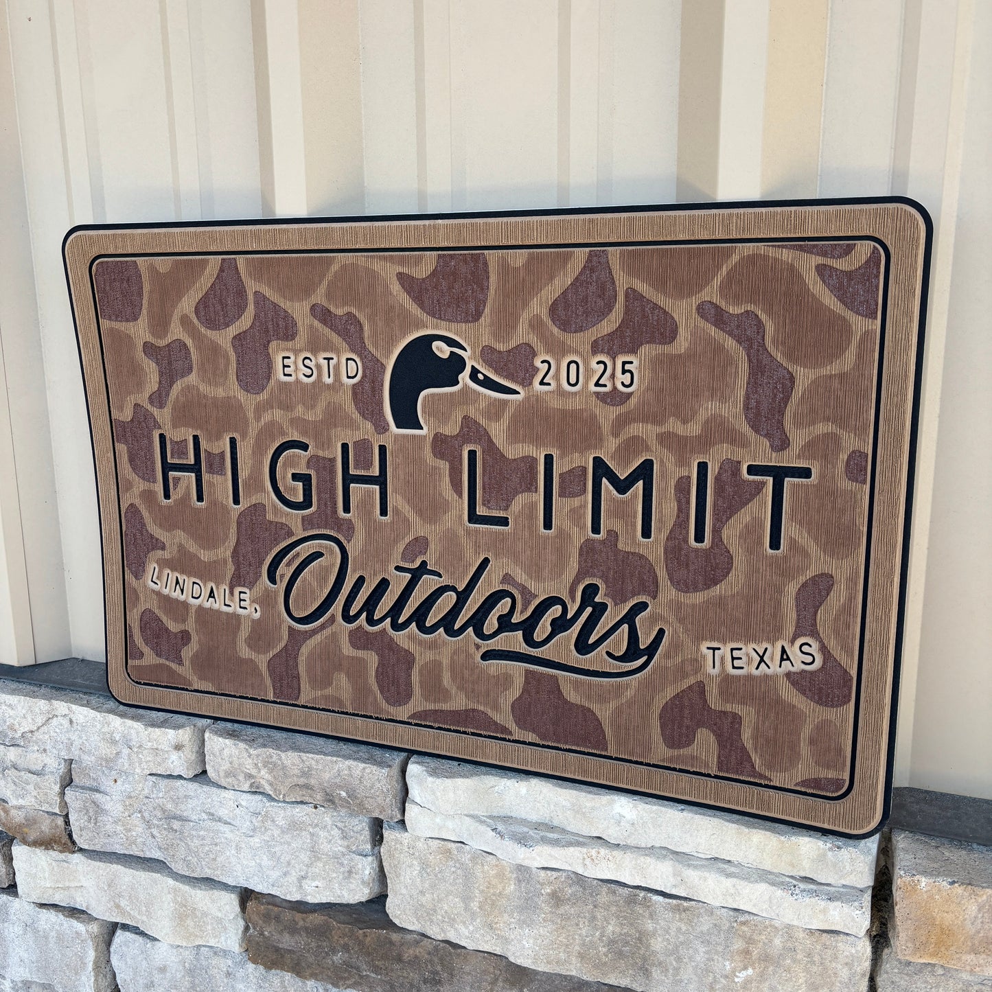 "JETT'S CAMO" - Custom Cooler Topper with YOUR NAME OR LOGO
