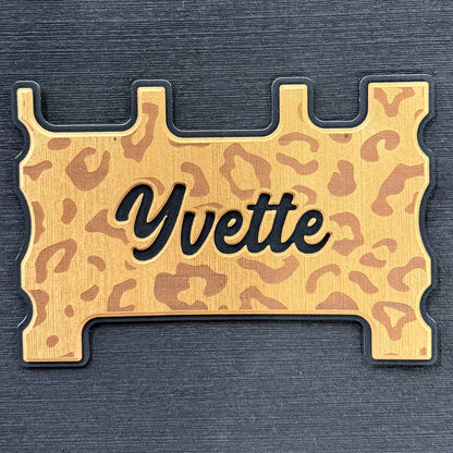 "Cheetah Print" - Custom Speaker Shell for Turtlebox or Ecoxgear Defender