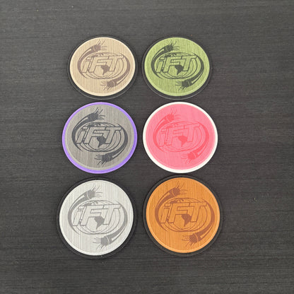 4" COASTERS - Custom EVA Foam Coasters - Multiple Colors!