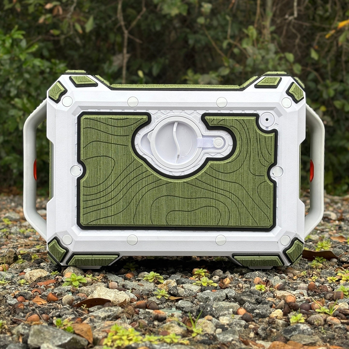 "Topo" - Custom EVA Foam Routed Speaker Shell for Ecoxgear Defender