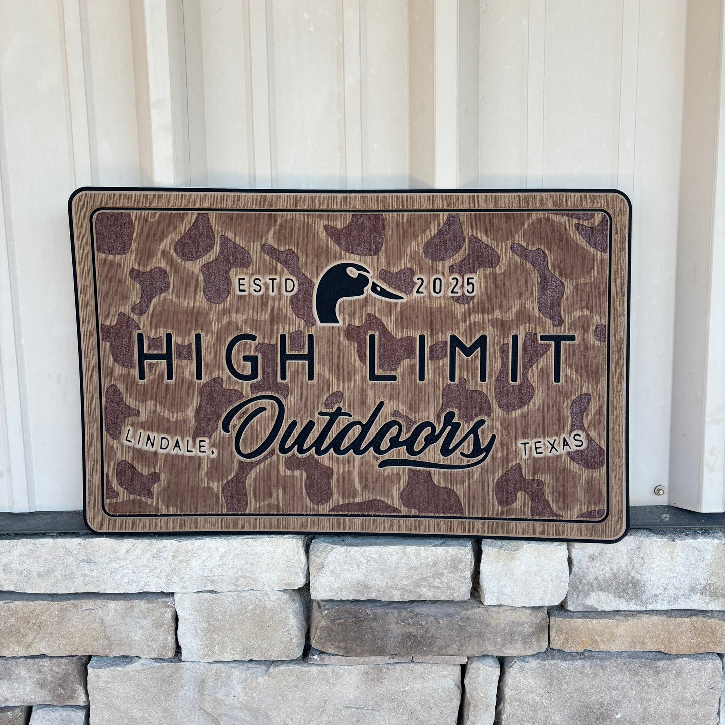 "JETT'S CAMO" - Custom Cooler Topper with YOUR NAME OR LOGO