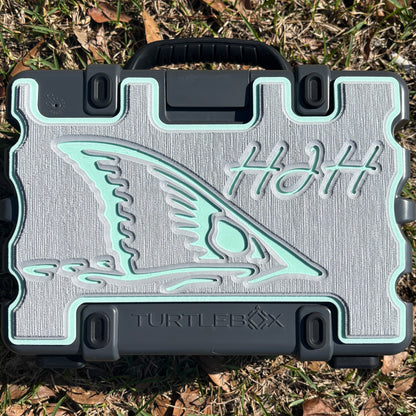 "Red Fish Tail" - Custom Speaker Shell for Turtlebox or Ecoxgear Defender