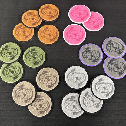 4" COASTERS - Custom EVA Foam Coasters - Multiple Colors!