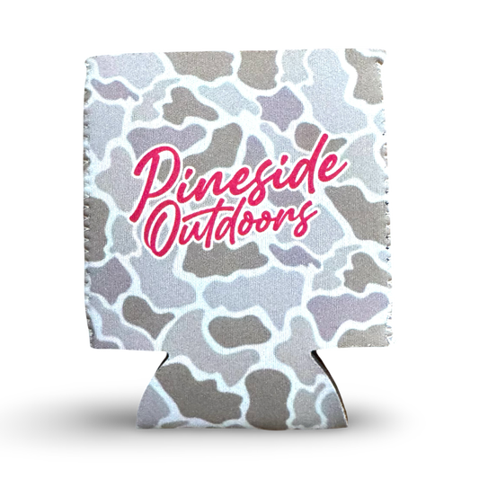 Old school camo koozie
