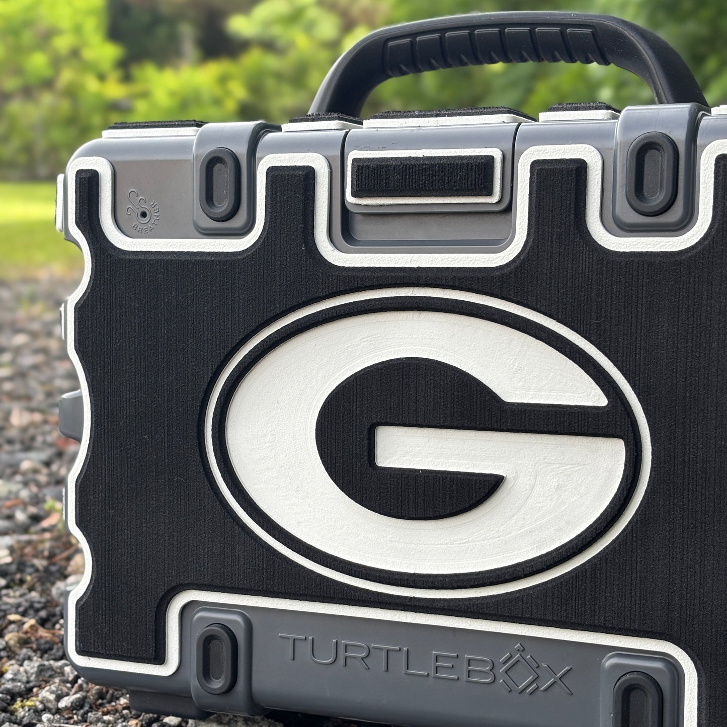 "UNIVERISTY OF GEORGIA" - Custom Speaker Shell for TURTLEBOX or ECOXGEAR Speakers