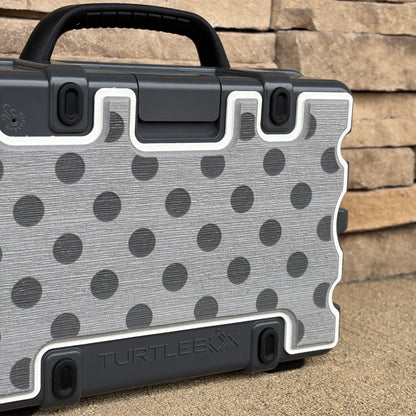 "Polka Dots Lasered" - Custom Speaker Shell for Turtlebox or Ecoxgear Defender