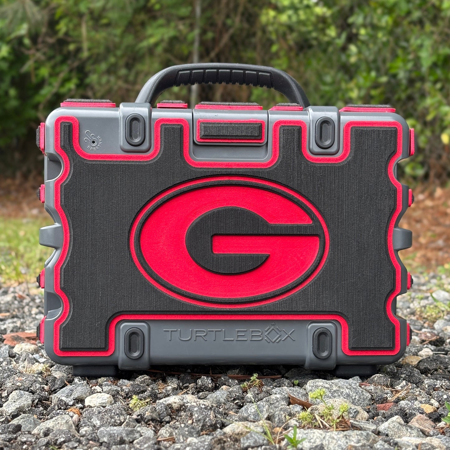 "UNIVERISTY OF GEORGIA" - Custom Speaker Shell for TURTLEBOX or ECOXGEAR Speakers