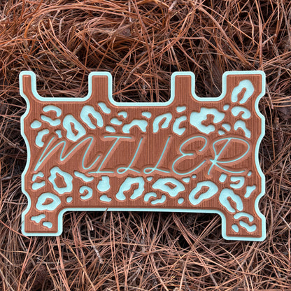 "Cheetah Print" - Custom Speaker Shell for Turtlebox or Ecoxgear Defender