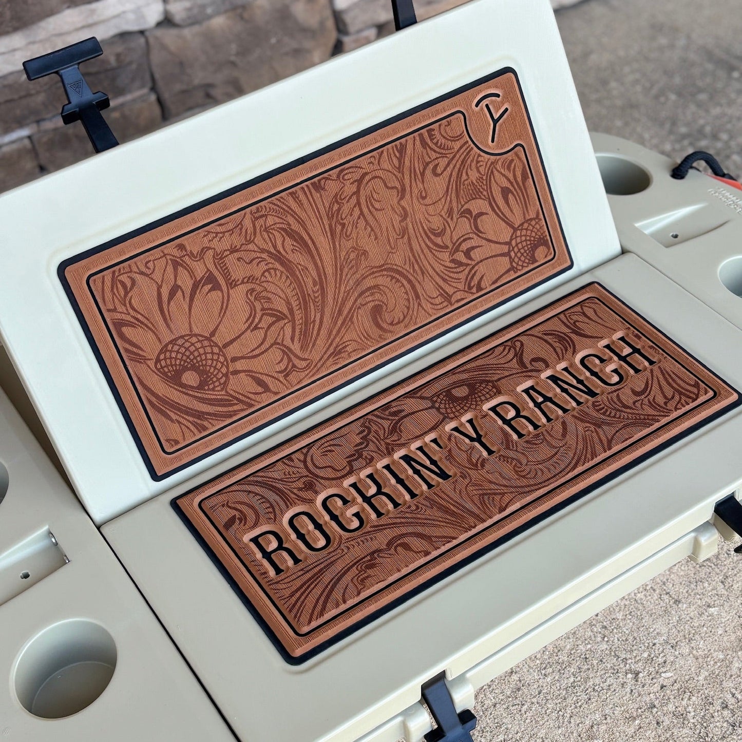 "OUTLAW" - Custom Cooler Topper with YOUR NAME OR LOGO