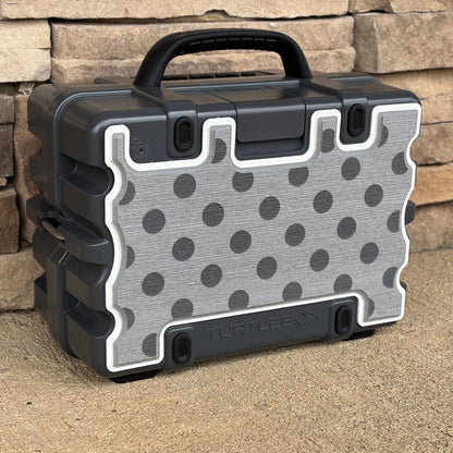 "Polka Dots Lasered" - Custom Speaker Shell for Turtlebox or Ecoxgear Defender