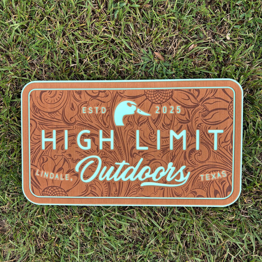 "OUTLAW" - Custom Cooler Topper with YOUR NAME OR LOGO