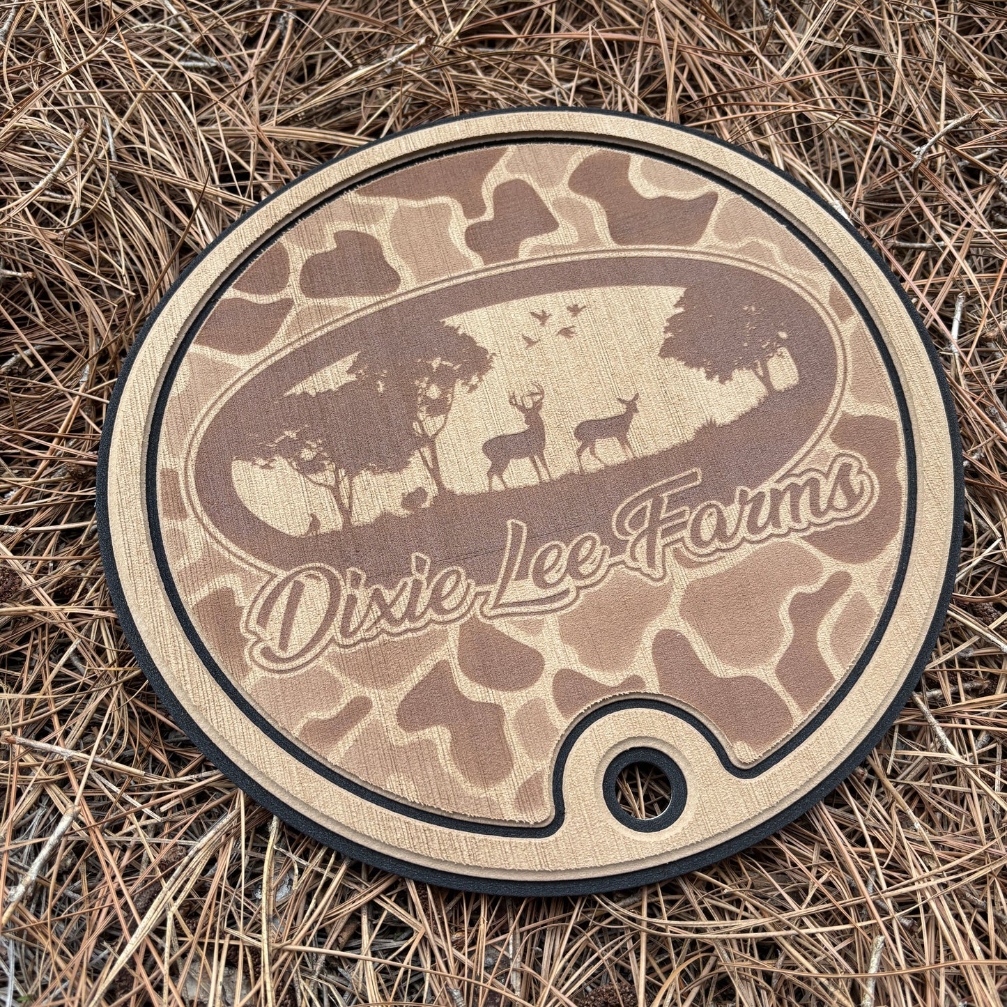 "Jett's Camo" - Custom YETI®  Loadout Bucket Lid Foam Topper