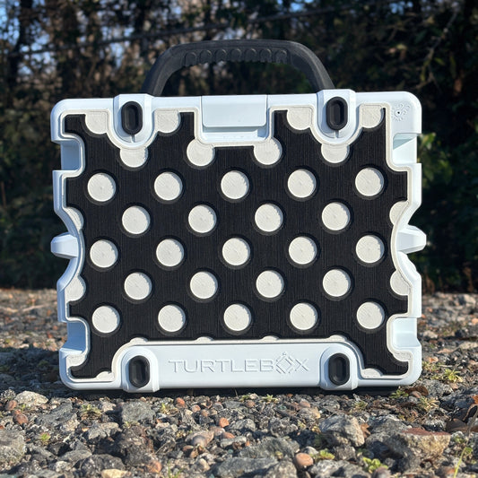 "Polka Dots Routed" - Custom Speaker Shell for Turtlebox or Ecoxgear Defender