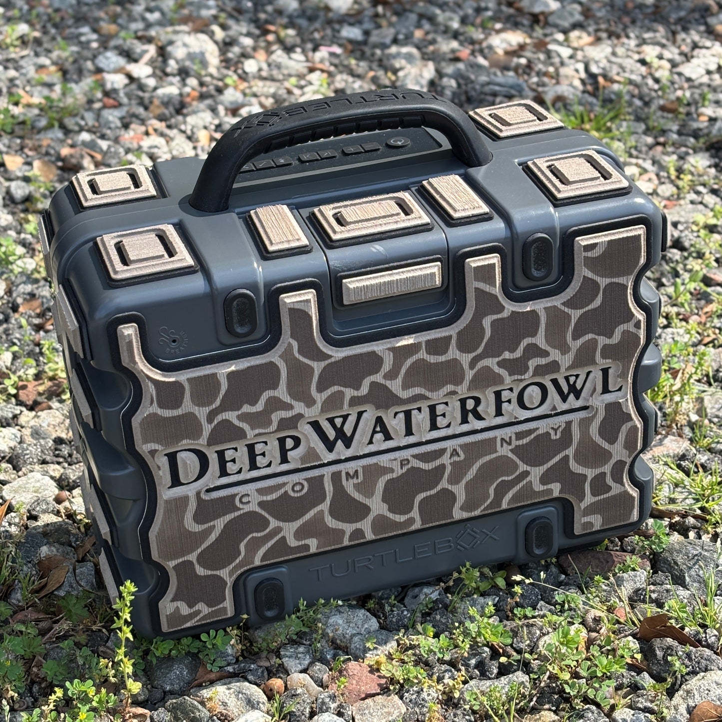 "Deep Waterfowl Co" - Custom Speaker Shell for Turtlebox or Ecoxgear Defender