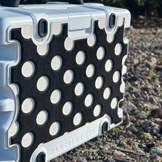 "Polka Dots Routed" - Custom Speaker Shell for Turtlebox or Ecoxgear Defender