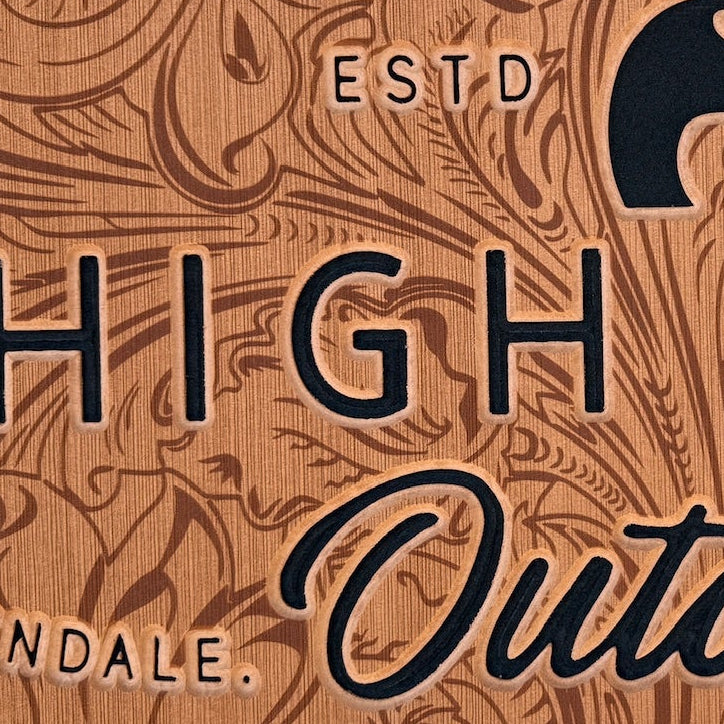 "OUTLAW" - Custom Cooler Topper with YOUR NAME OR LOGO