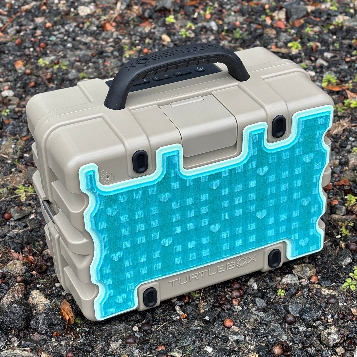 "Picnic Plaid" - Custom Speaker Shell for Turtlebox or Ecoxgear Defender