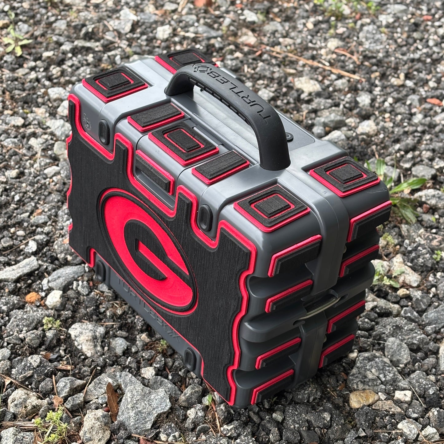 "UNIVERISTY OF GEORGIA" - Custom Speaker Shell for TURTLEBOX or ECOXGEAR Speakers