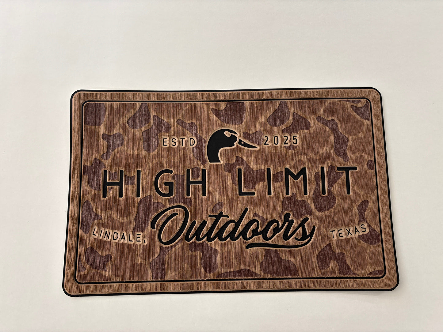 "JETT'S CAMO" - Custom Cooler Topper with YOUR NAME OR LOGO