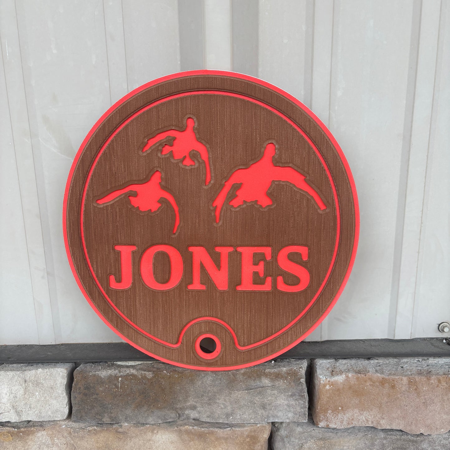 "Cupped Ducks" - Custom YETI®  Loadout Bucket Lid Foam Topper