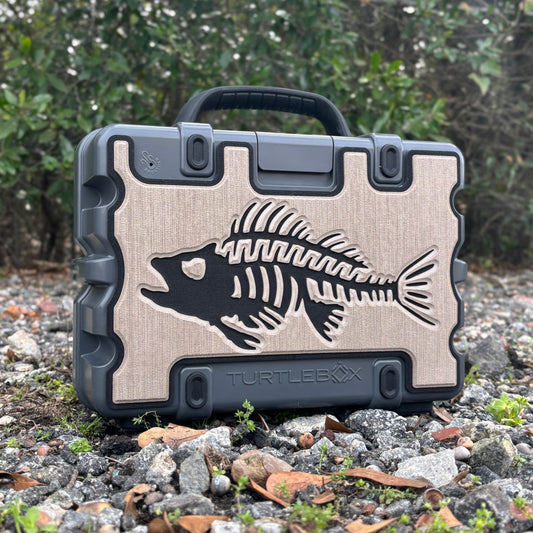 "Fish Bones" - Custom Speaker Shell for Turtlebox or Ecoxgear Defender