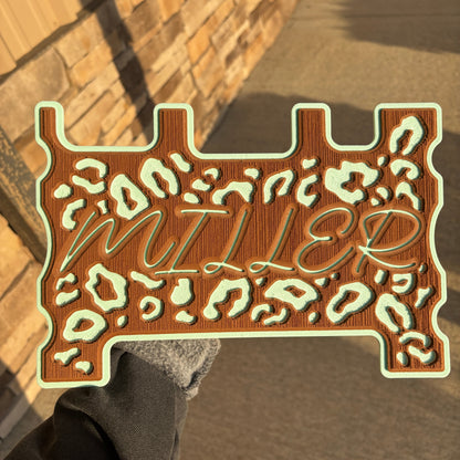 "Cheetah Print" - Custom Speaker Shell for Turtlebox or Ecoxgear Defender