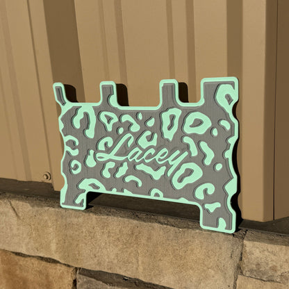 "Cheetah Print" - Custom Speaker Shell for Turtlebox or Ecoxgear Defender