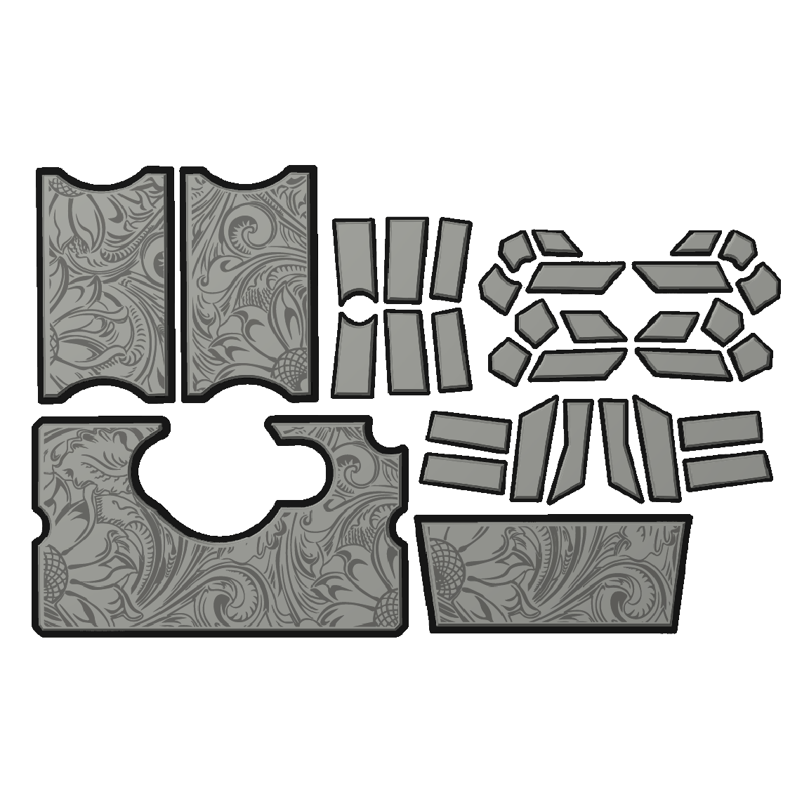 "OUTLAW" - Custom EVA Foam Routed Speaker Shell for Ecoxgear Defender