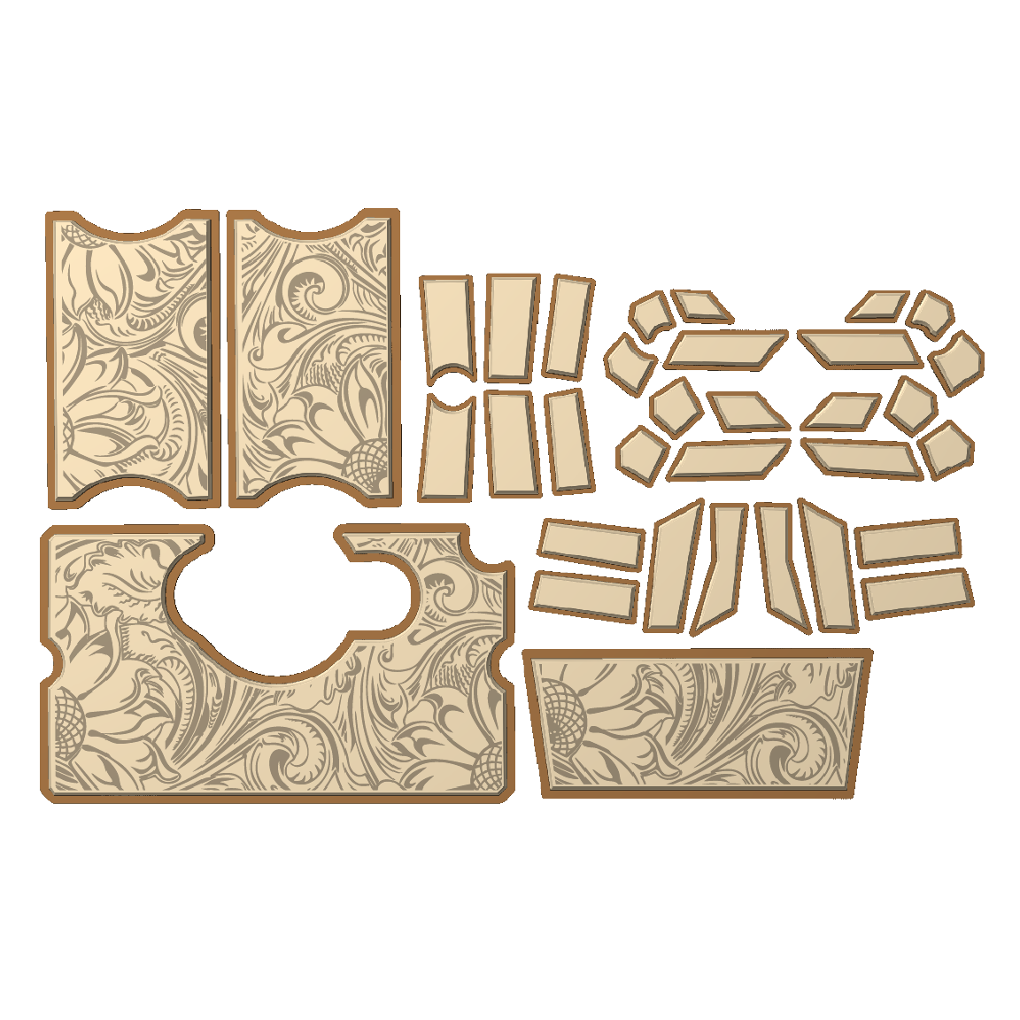 "OUTLAW" - Custom EVA Foam Routed Speaker Shell for Ecoxgear Defender